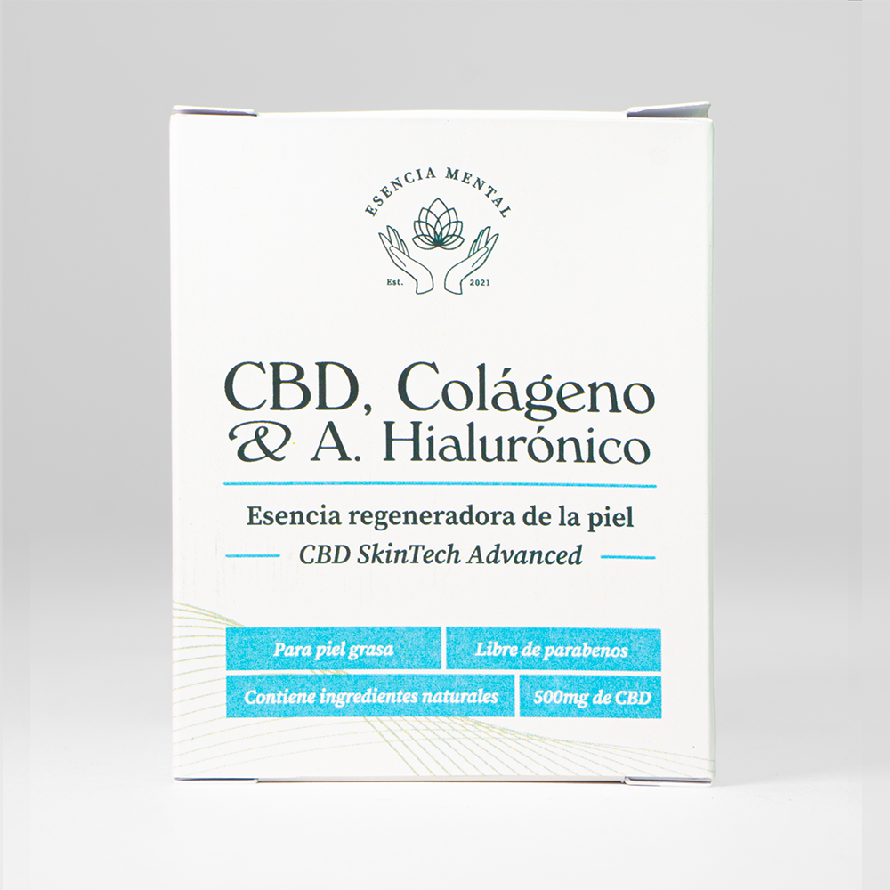 Crema facial para piel grasa con CBD y Ácido Hialurónico
