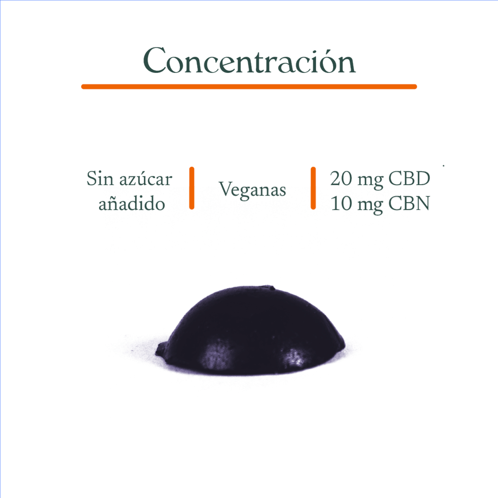 Gomitas para dormir (CBD + CBN) & 500mg menta