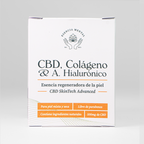 Crema facial de CBD y ácido hialurónico (piel mixta y seca)