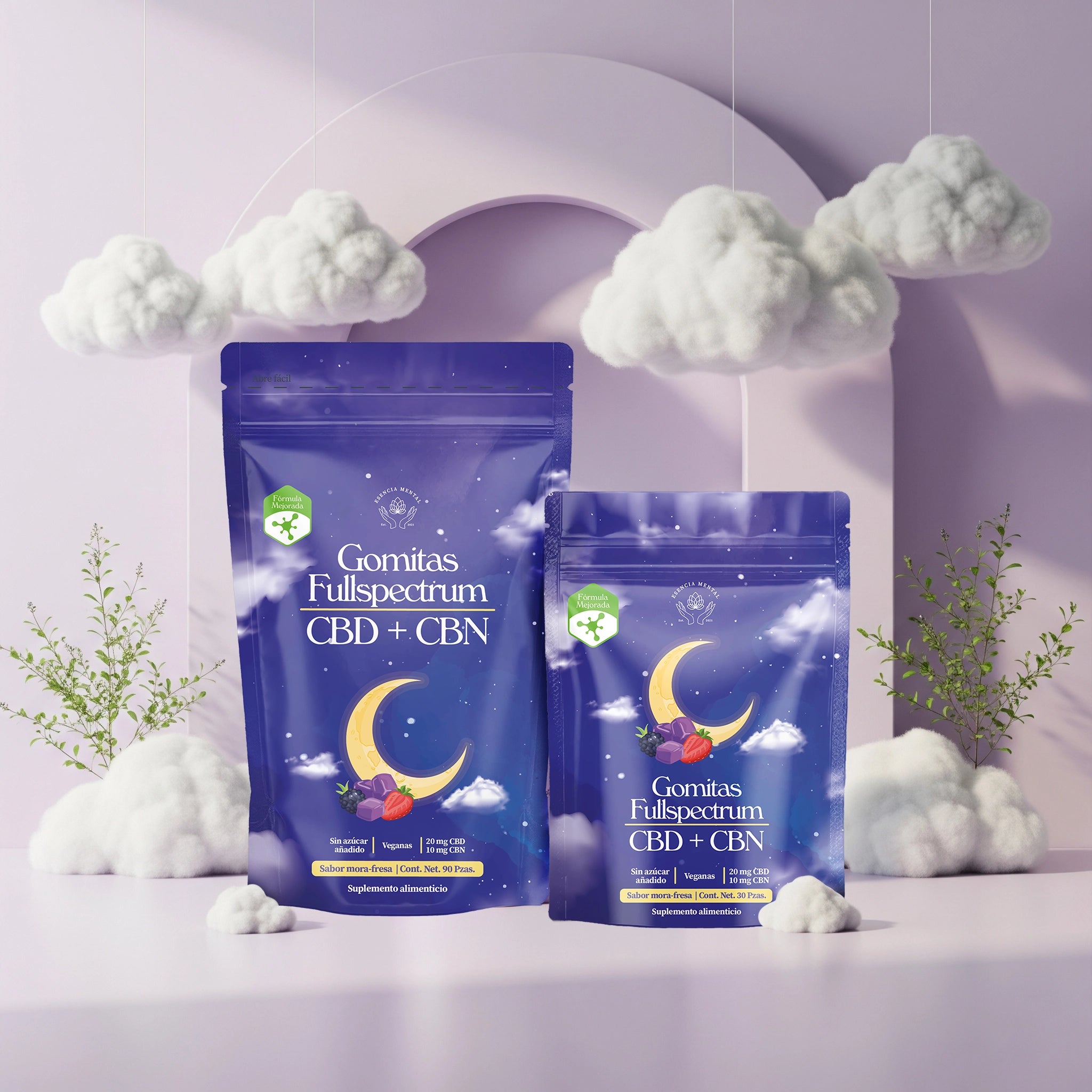 Gomitas fullspectrum cbd+cbn