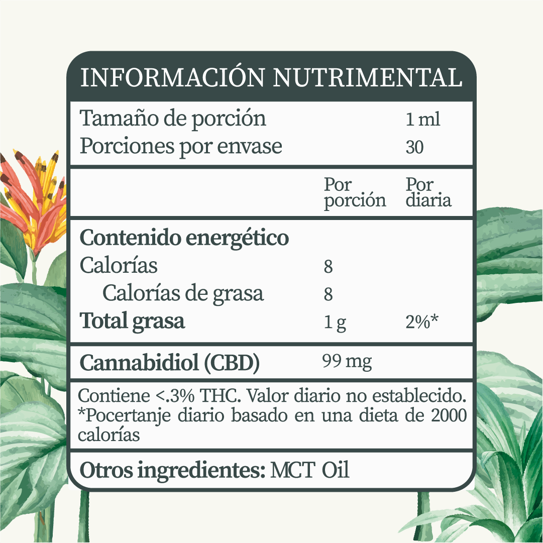 Gotas de CBD 3000mg (Aceite CBD 30 ml)