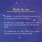 Gomitas para dormir (CBD + CBN) 90 Pzas.