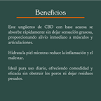 Ungüento de CBD 500mg (Rápido efecto)