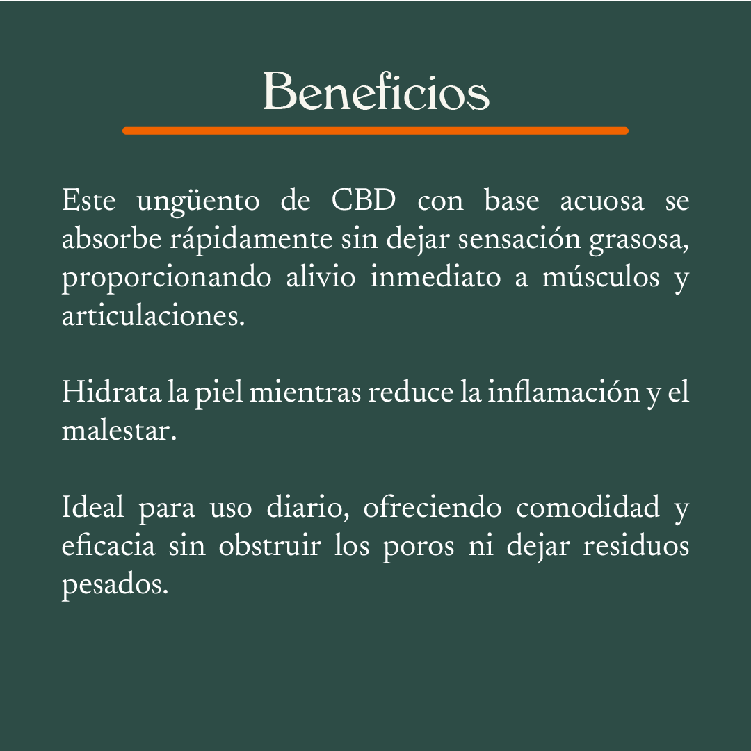 Ungüento de CBD 500mg (Rápido efecto)