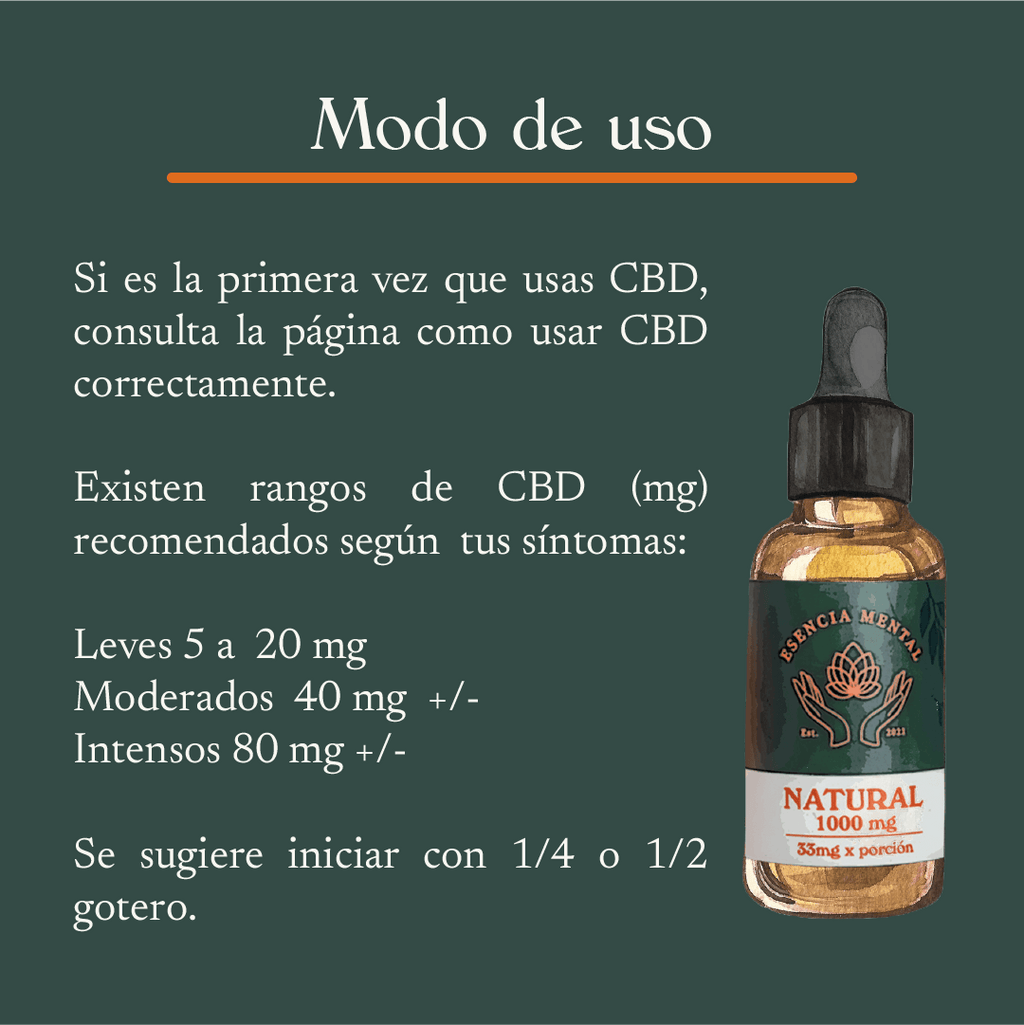 Gotas de CBD 1000 mg (30ml)