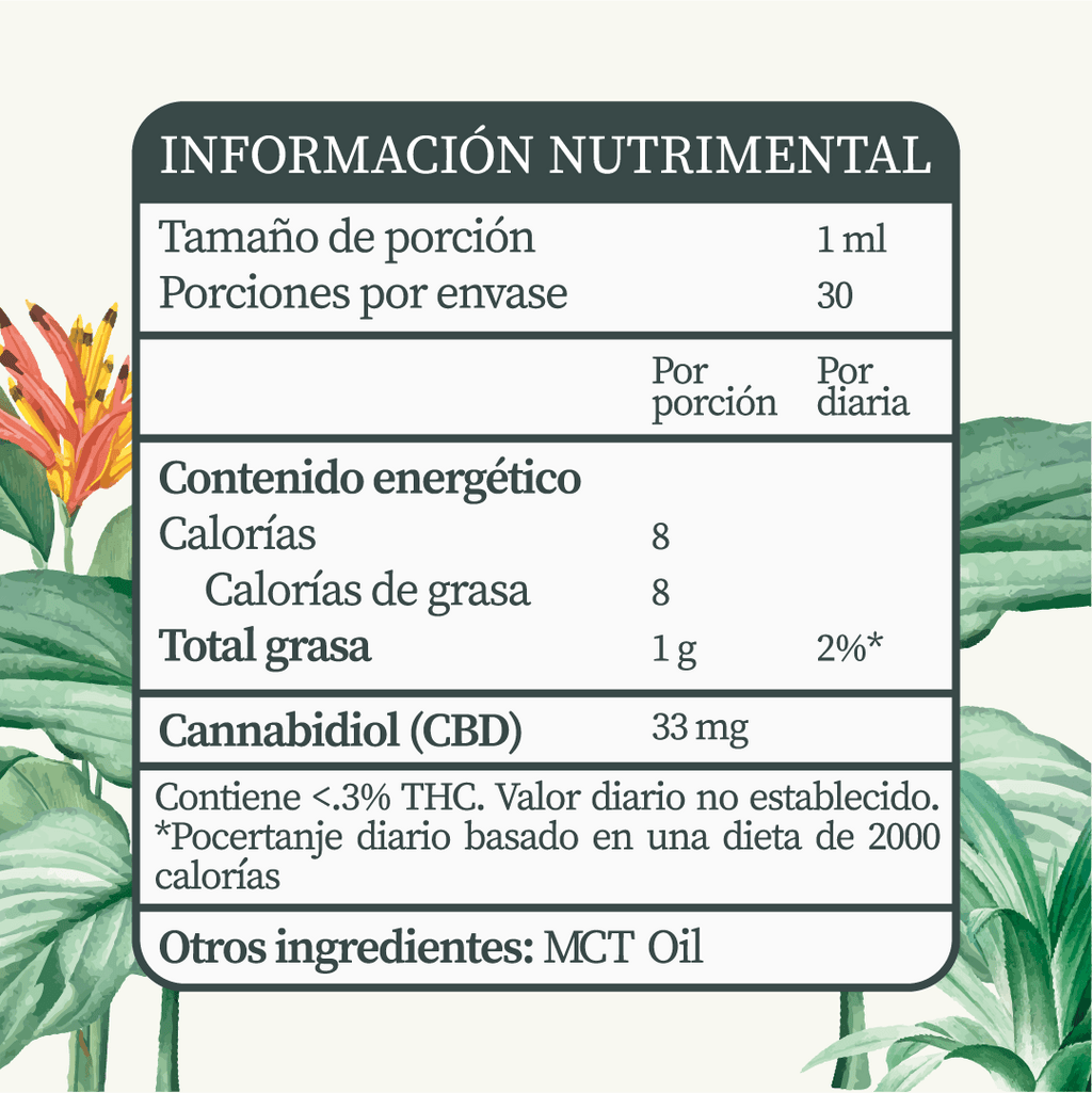Gotas de CBD 1000 mg (30ml)