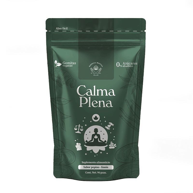 Gomitas para la ansiedad “Calma Plena” 90 pzas
