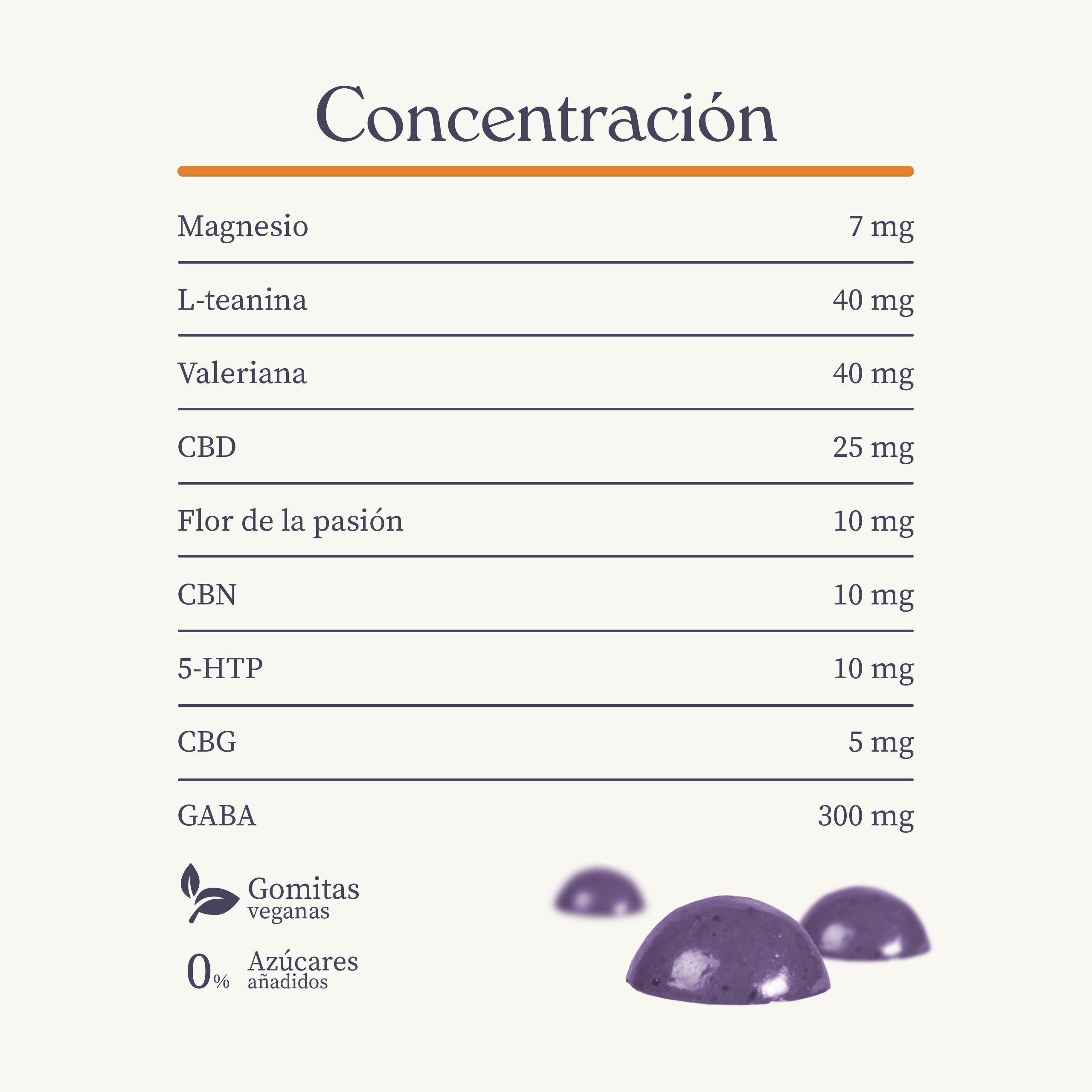 Gomitas para dormir “Dulce Descanso” 90 pzas.