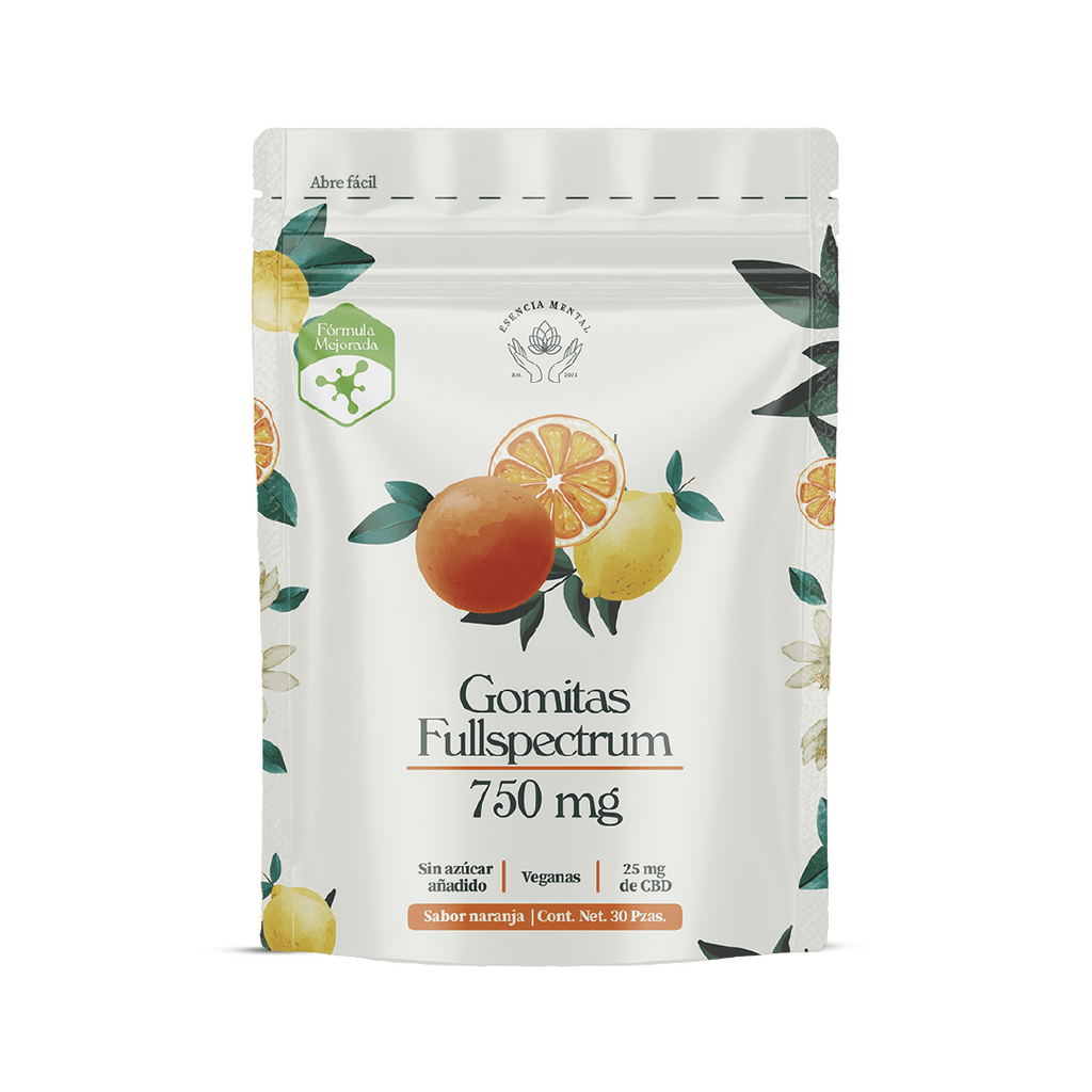 Gomitas con CBD sabor naranja 750mg