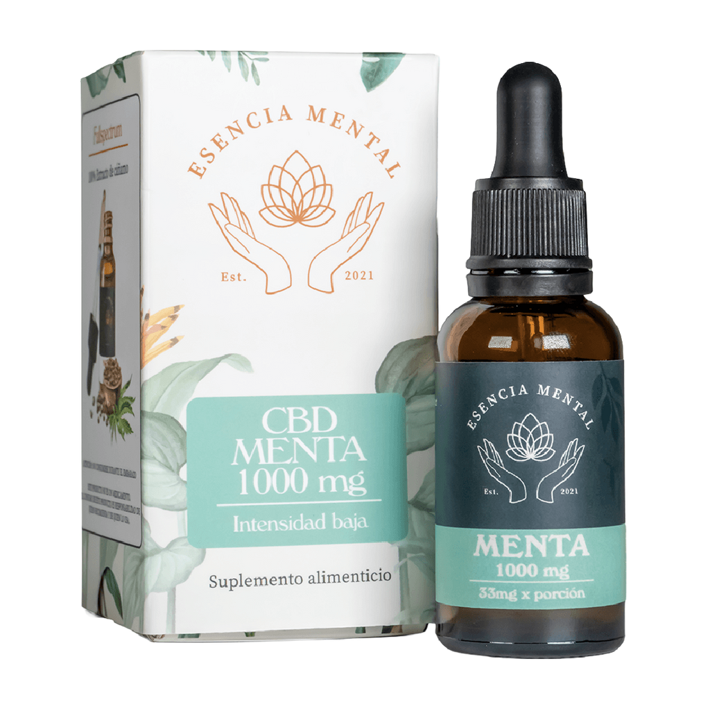 Gotas de CBD Menta 1000mg (30ml)