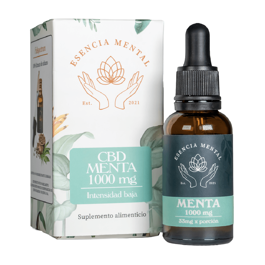 Gotas de CBD Menta 1000mg (30ml)