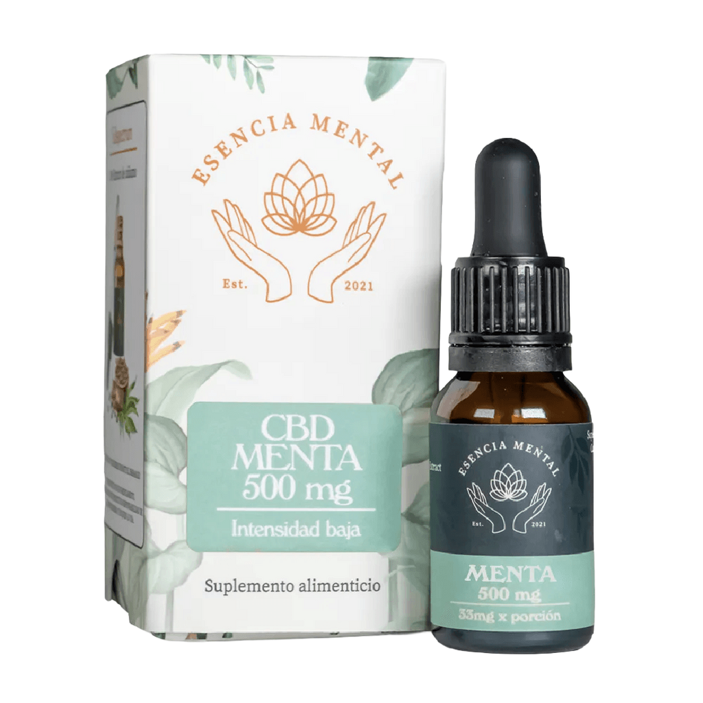 Gotas de CBD menta 500mg (15ml)