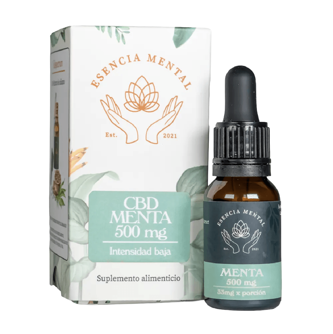 Gotas de CBD menta 500mg (15ml)