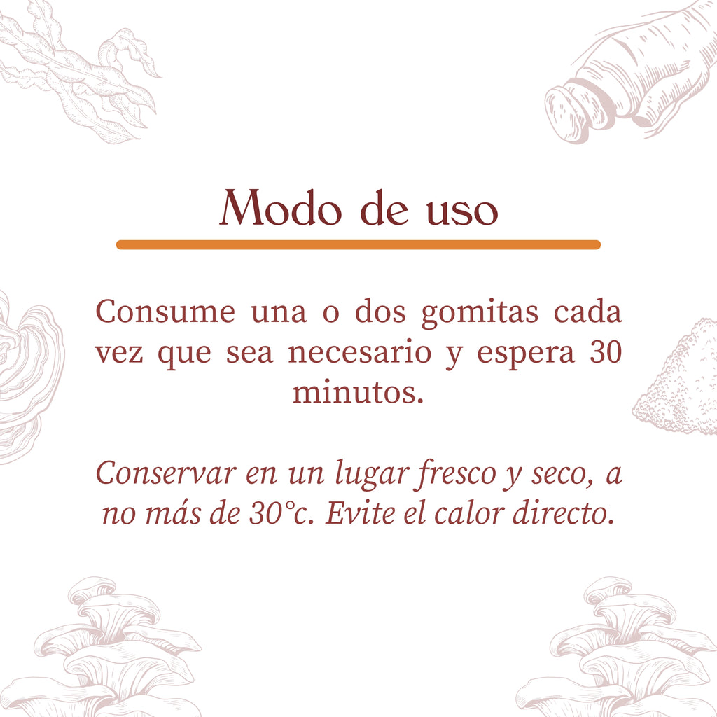 Gomitas de CBD Protección activa modo de uso