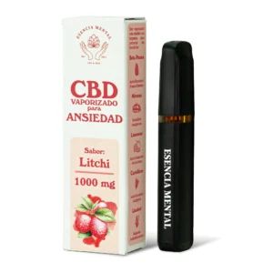 Vape desechable de CBD para ansiedad | sabor litchi