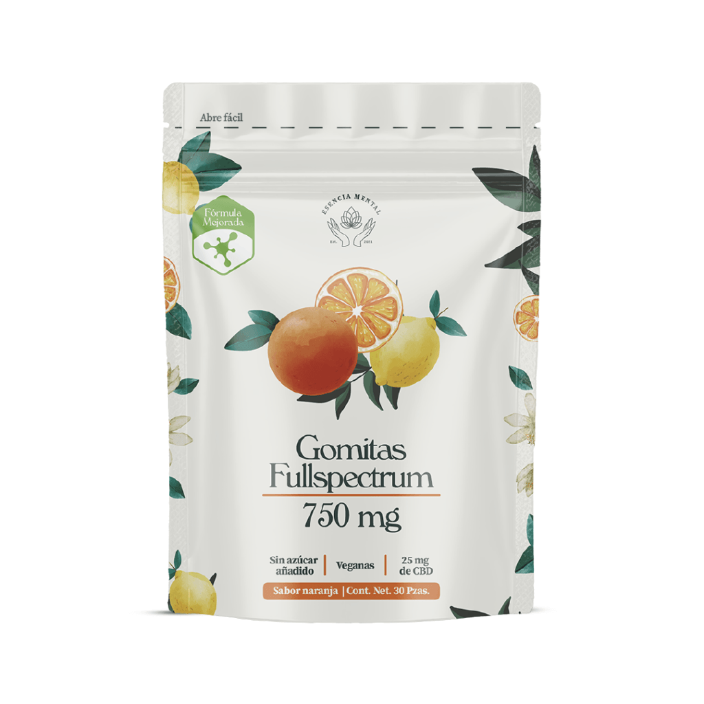 Gomitas con CBD sabor naranja 750mg