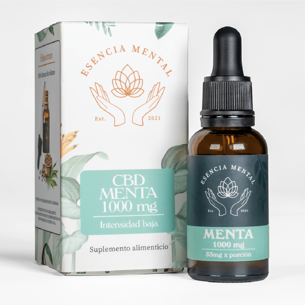 Gotas de CBD Menta 1000mg
