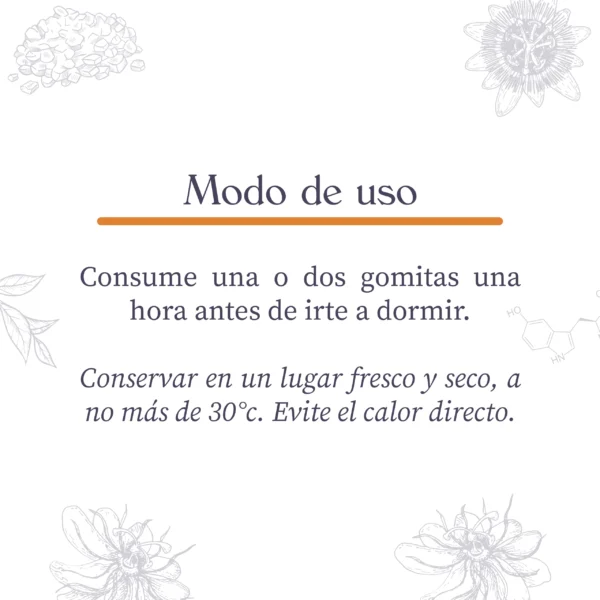 Gomitas para dormir "Dulce Descanso" 30 pzas. - Imagen 6