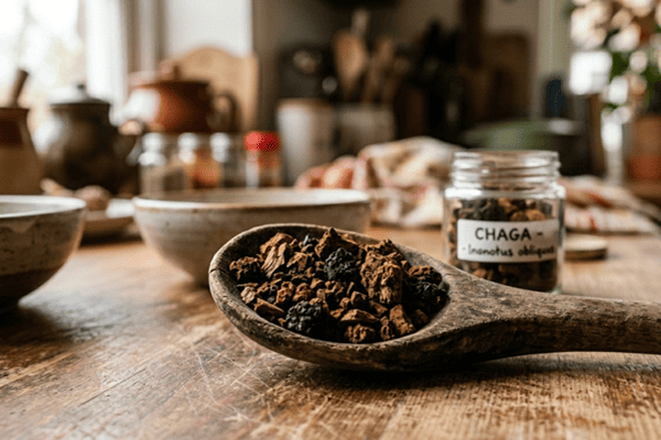 Hongo Chaga (Inonotus obliquus)